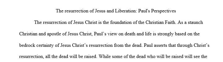 In what ways does the resurrection of Jesus liberate other humans who believe in him from death