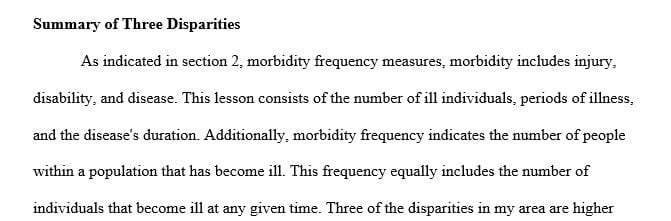 Mortality and morbidity data is often used in public health settings to help create programs to decrease the percentages of each.
