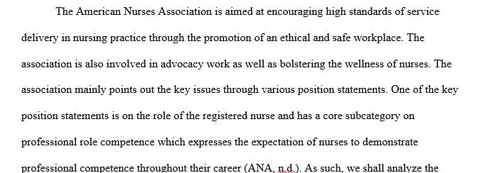 Registered Nurses Utilization of Nursing Assistive Personnel in All Settings