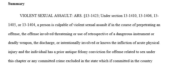 Research your state or county government website to locate information on a recently adopted sex crime statute in your area.