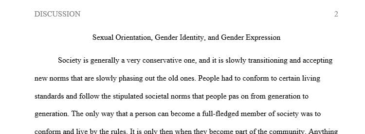 Think about the moment in which you became aware of your sexual orientation.