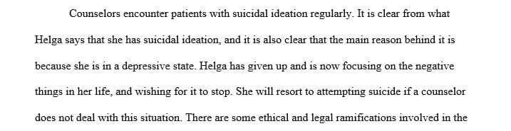 What are the ethical and legal ramifications of accepting her choice to end her life