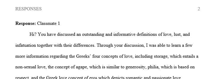 What is love lust and infatuation What is the difference between love lust and infatuation