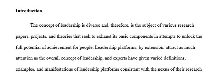 What is your definition of leadership? Leader as Teacher and Leader as Coach