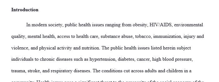 What types of community health promotion strategies programs and interventions have been done to address this public health issue