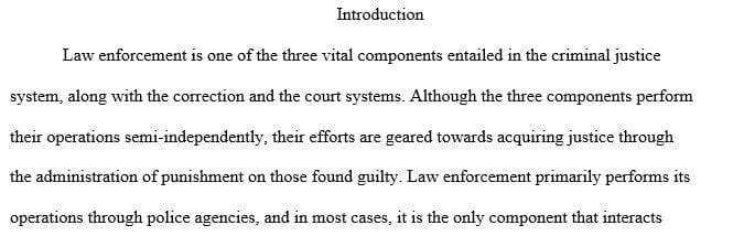 Write a 750-1,000-word essay concerning your personal potential to work in Law Enforcement in an ethical manner.