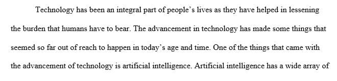 Write a one-page (plus cover and Reference page 3 pages in total) API style reflection paper on AI ethical issues.