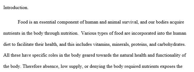 Write a paper about a health topic that we discuss over the semester