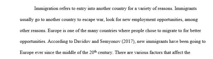 Discuss the attitudes of Europeans towards immigrants and the concept of assimilation