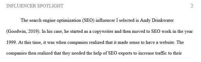 Discuss two (2) ways they've made an impact to SEO in today's world