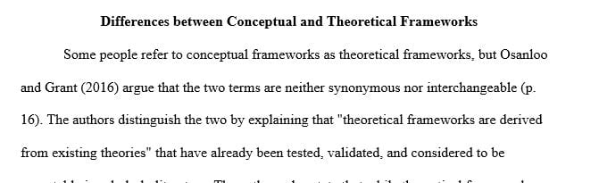 Examine the theoretical and conceptual frameworks in qualitative research.