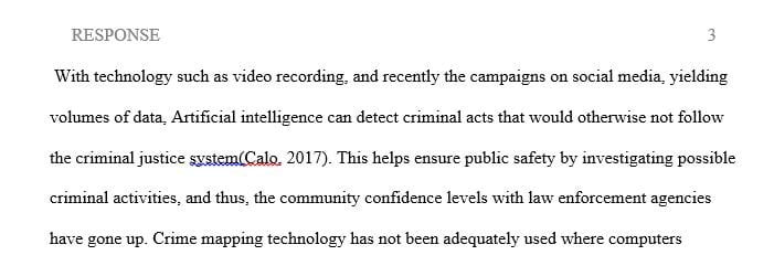 What does the future hold for the use of computers and artificial intelligence in criminal justice agencies