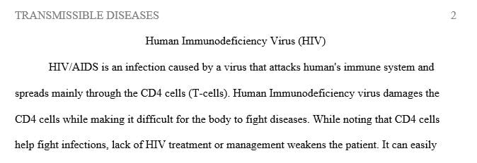 Write a paper in which you apply the concepts of epidemiology and nursing research to a communicable disease.