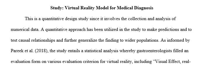 Define whether the study you found is a qualitative, quantitative or mixed methods design study.