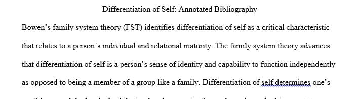 Locate and read 5 peer reviewed scholarly articles that relate to one or more of the areas of Family Systems Theory
