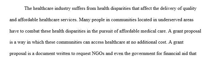 Research a minimum of two health disparities in your community.