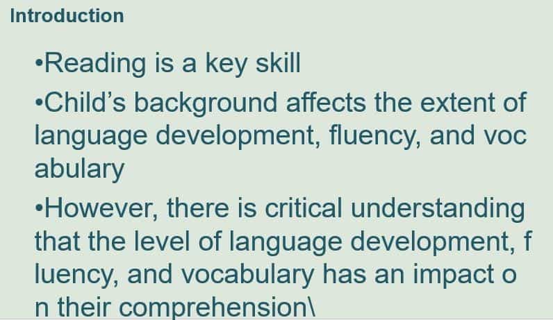 Select three of the five recommendations from the practice guide meant to increase reading comprehension for young readers.