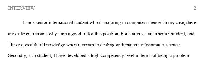 Tell me about yourself and why you would be a good fit for this position