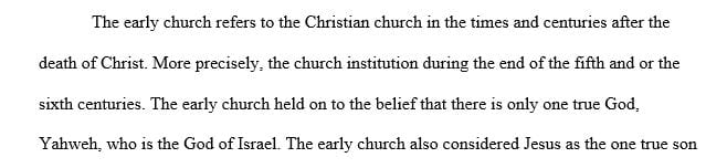 What are some of the problems the early church faced