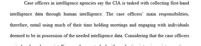 What types of individuals would make for the best CIA case officers