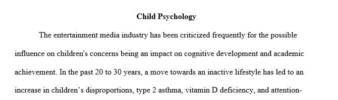 Describe how you would increase the level of time in the natural world with a child while reducing the amount of exposure to entertainment media.