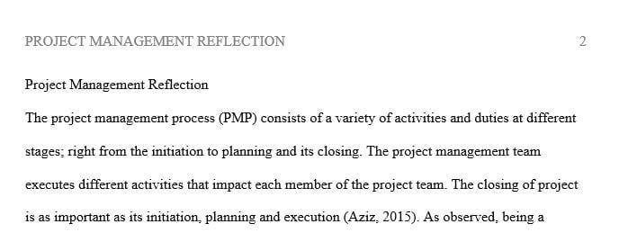 Develop a “Lesson Learned” document for your organization and for your project stakeholders.