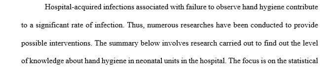 Distinguish between the inferential and descriptive statistics discussed in the research