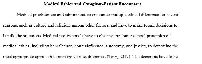 Health care administrators are confronted with ethical dilemmas and difficult decision making during their work.