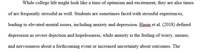 Review of Literature is the history of the disorder and its impact on mood and behavior