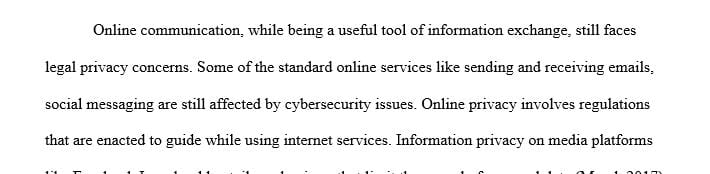 Should communications in these various types of media differ with regard to their privacy