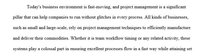 Think about the project planning and answer question.