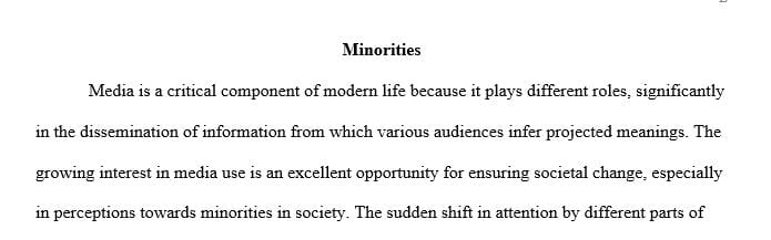 Argue a pro or con position involving minorities, women, or LGBTQ individuals given an audience with opposing views.