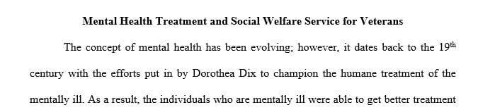 Describe two ways individuals living with a mental illness in the mid- to late-1800s were treated.