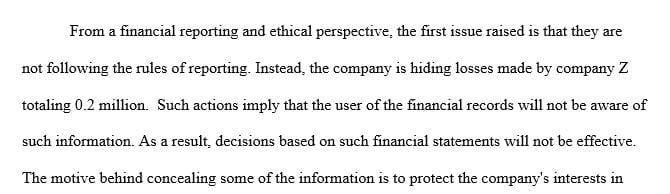 Discuss the issues raised in Case C13-7 from financial reporting and ethical perspectives.