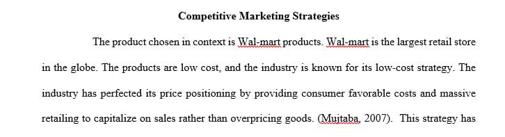 Does the product or service have a competitive advantage