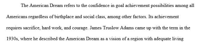 Essay Is the American Dream Still a Reality