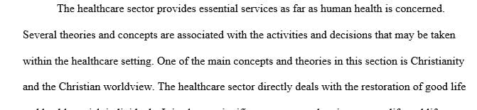 Explain the Christian perspective of the nature of spirituality and ethics in contrast to the perspective of postmodern relativism within health care.