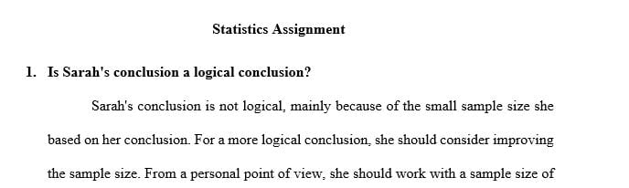 How many friend samples Sara should have in order to draw the conclusion with 95 percent confidence interval