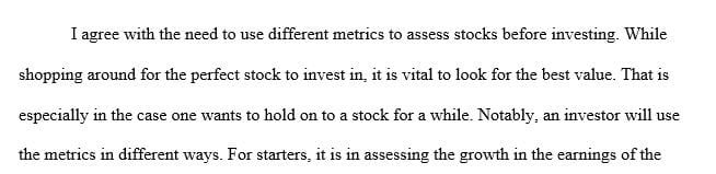 It is important to make wise investments and selecting the right stock can be profitable.