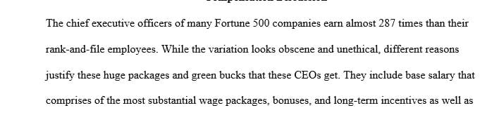 Popular press and media accounts generally suggest that executives are overpaid