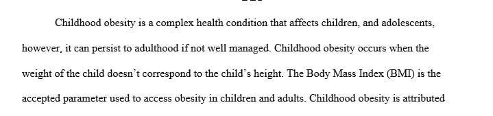Post a brief description of the illness and its overall impact on the well-being of a young patient and his or her family.