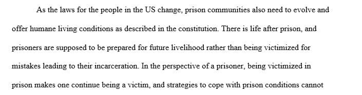 What are the consequences of prison victimization
