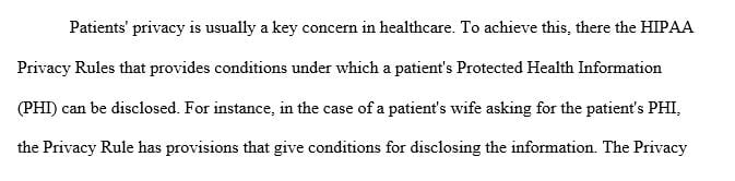 Where would you look to determine if the patient’s wife has approval to access his protected health information