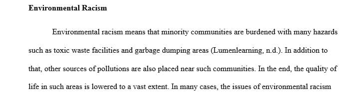Why do facilities that handle hazardous waste end up in poor, often predominantly nonwhite, communities
