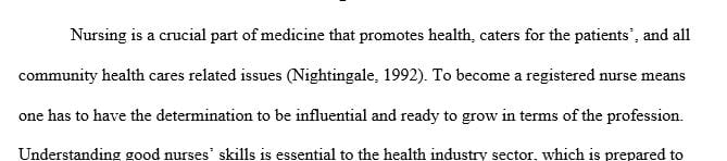 Applying for masters in nursing education describes the characteristics that set you apart from others
