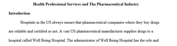 Outline a plan for asking questions directed toward Get Well Drugs about any FDA regulations which may be applicable to your local hospital.