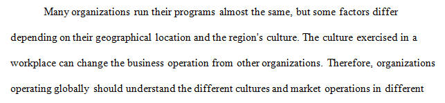 Briefly summarize the key differences between operating a business/organization in Europe and Saudi Arabia.