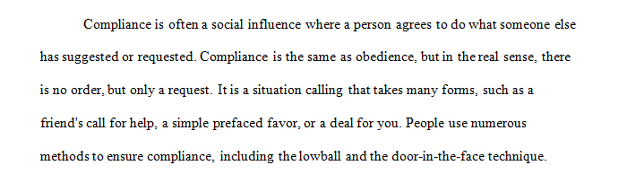 Compare and contrast the door-in-the-face technique with the lowball technique.