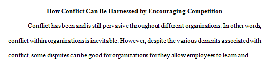 Conflict is common within criminal justice organizations.