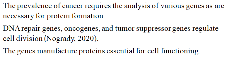 Create a presentation that describes the role of the gene and how it predisposes someone to a specific cancer.